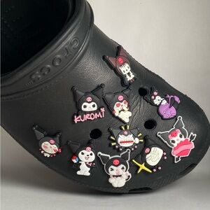 10 pc kuromi croc charms